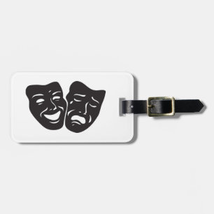Comedy Tragedy Drama Theatre Masks Luggage Tag
