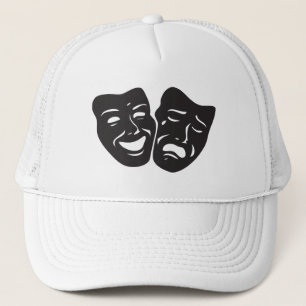 Comedy Tragedy Drama Theatre Masks Trucker Hat