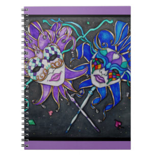 Comedy/Tragedy Jester Masks Notebook