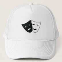 Comedy Tragedy Theater Masks Hat