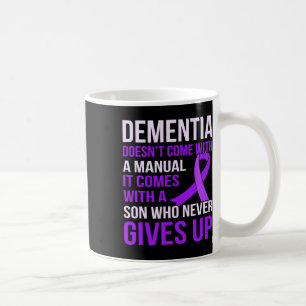 Comes With A Son Alzheimerheimer's Awareness Graph Coffee Mug