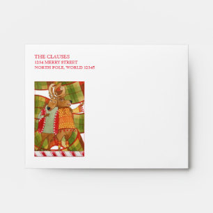 COMET CUPID REINDEER A2 Note Card Envelopes 