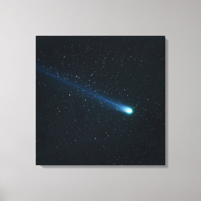 Comet in Night Sky Canvas Print (Front)