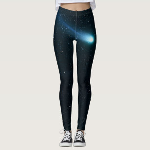 Comet in Night Sky Leggings