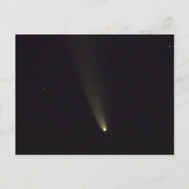 Comet NEOWISE in Night Sky Postcard (Front)