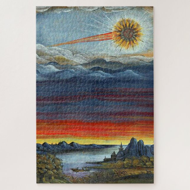 comet painting  jigsaw puzzle (Vertical)