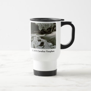 comet rocks 74, 1974 Caroline Vaughan , Smoke... Travel Mug