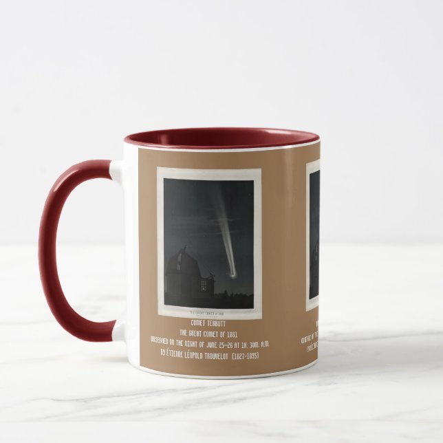 Comet Tebbutt -- the Great Comet of 1881 Mug (Left)