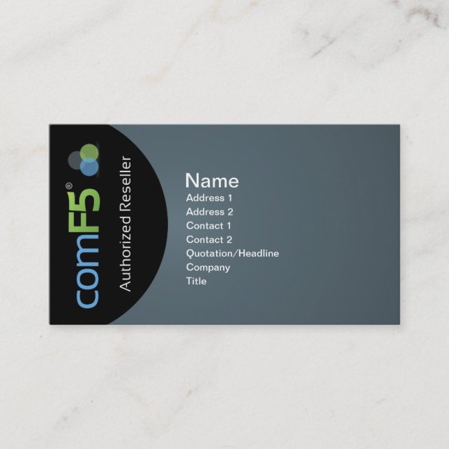 comF5 Business Card 2 (Front)