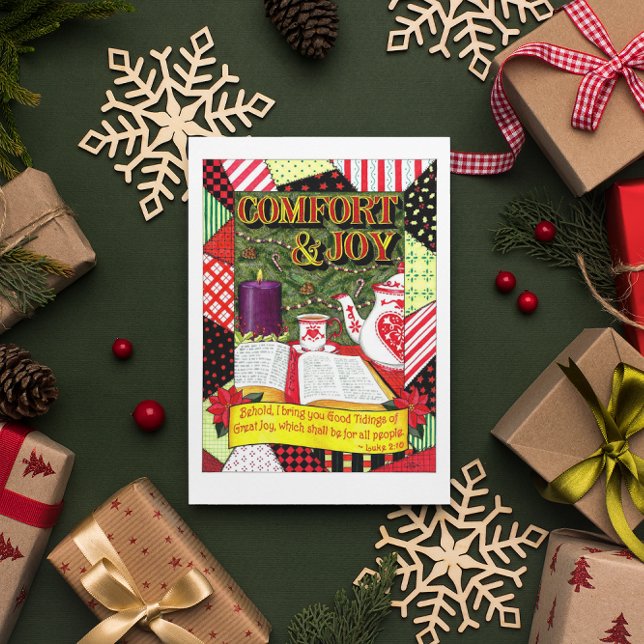 Comfort and Joy Christmas Card (Creator Uploaded)