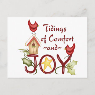 Comfort and Joy Postcard