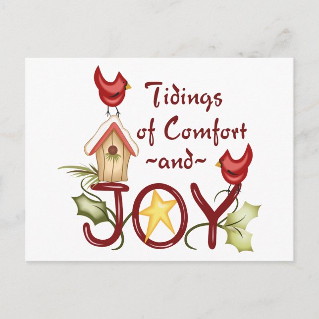 Comfort and Joy Postcard (Front)