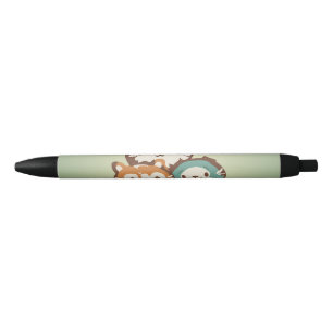 Comfort cats  black ink pen