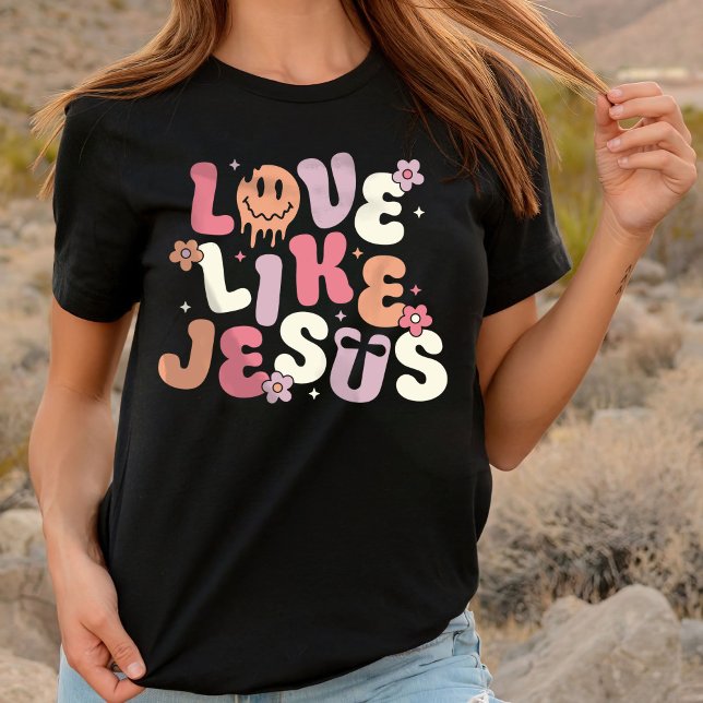 Comfort Colours, Trendy Shir, Love Like Jesus T-Shirt (Creator Uploaded)