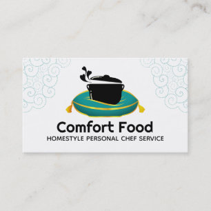 comfort food cooking chef catering business cards