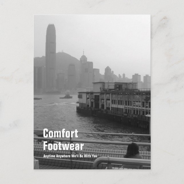 Comfort Footwear in Hong Kong Postcard (Front)