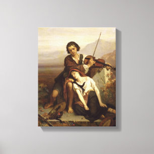 Comfort in Grief, c.1852 Canvas Print