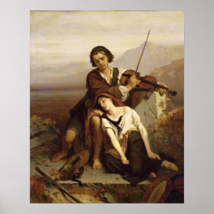 Comfort in Grief, c.1852 Poster