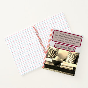 Comfort in His Plans: Jeremiah 29:11 Homey Vibes Notebook
