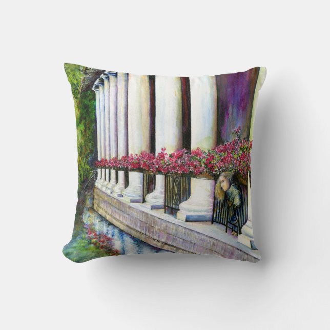 Comfort is the Enemy of Progress Cushion (Front)