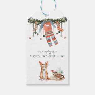 Comfort & Joy Corgi Christmas Holiday Gift Tags