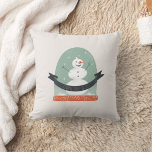Comfort & Joy Snowman Cushion