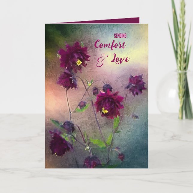 COMFORT & LOVE SYMPATHY CARD (Front)