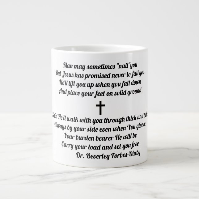 Comfort Poem Speciality Mug (Front)
