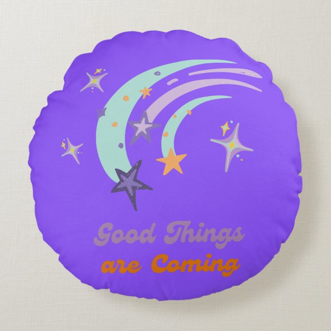 Comfort Redefined: Your Perfect Sleep  Round Cushion (Front)