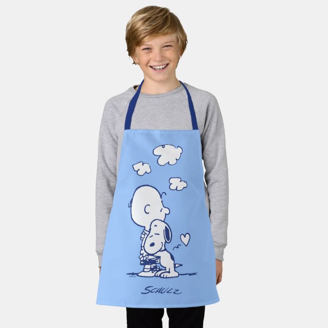 Comfort & Security | Charlie & Snoopy Hug Apron (Worn)