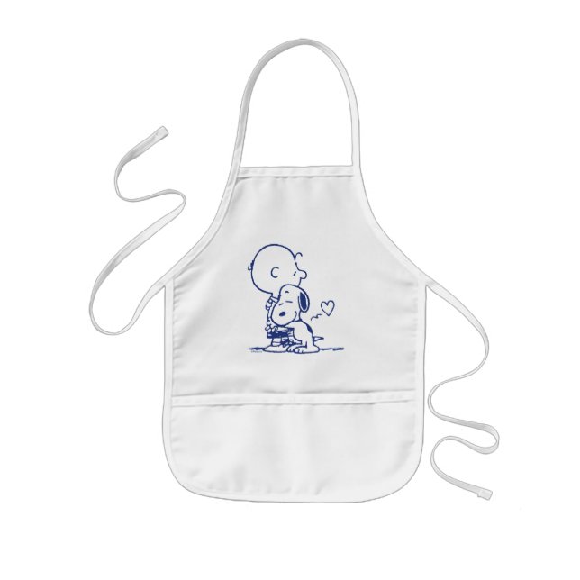 Comfort & Security | Charlie & Snoopy Hug Kids Apron (Front)