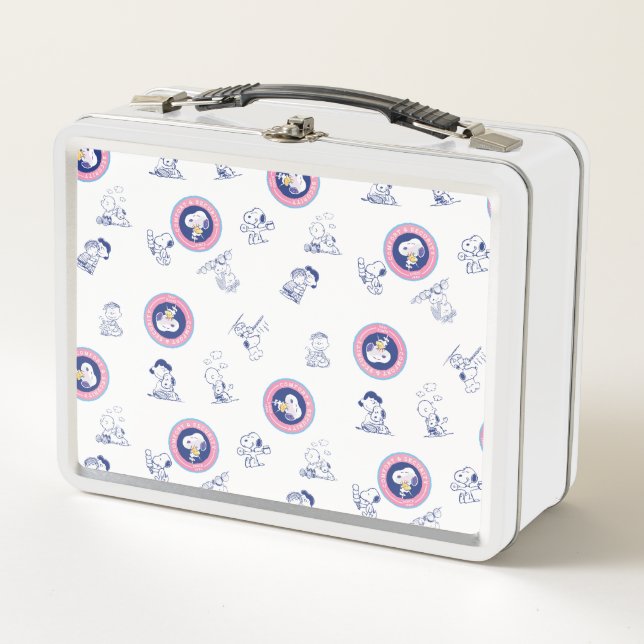 Comfort & Security | Comfort & Security Pattern Metal Lunch Box (Front)