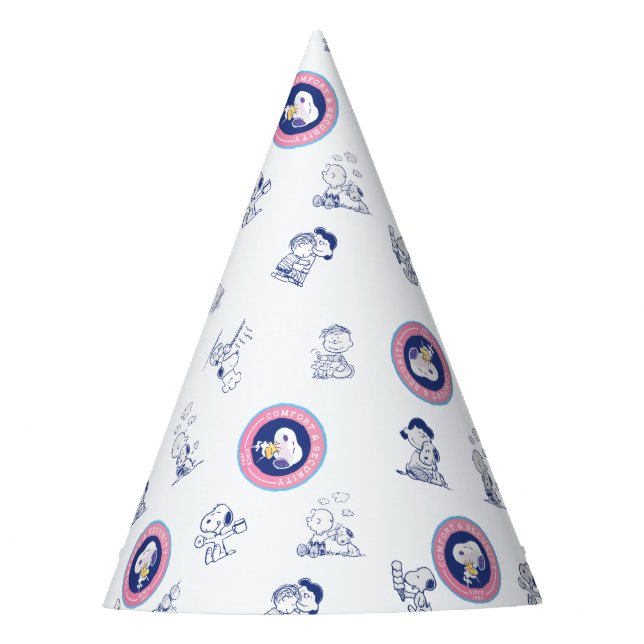 Comfort & Security | Comfort & Security Pattern Party Hat (Front)