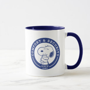 Comfort & Security   Snoopy & Woodstock Hug Mug