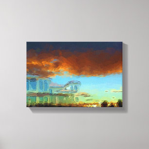 Comfort_Stretched Canvas Print