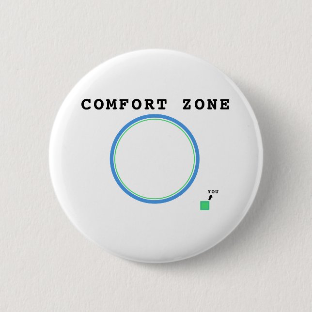 Comfort Zone 6 Cm Round Badge (Front)