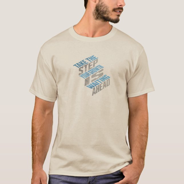 Comfort Zone T-Shirt – Motivational Typography (Front)
