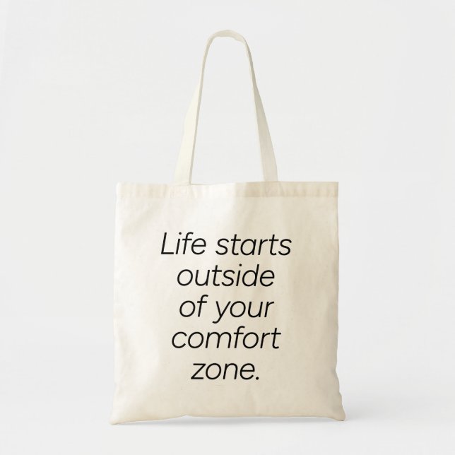 Comfort Zone Tote Bag (Front)