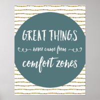 Comfort Zones Quote