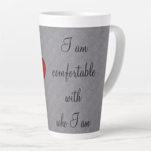 Comfortable latte mug