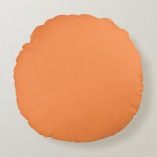 comfortable orange round cushion