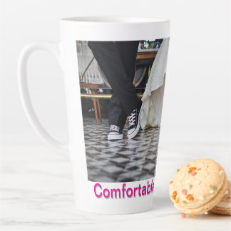Comfortable Together Latte Love Mug By EditorsPick