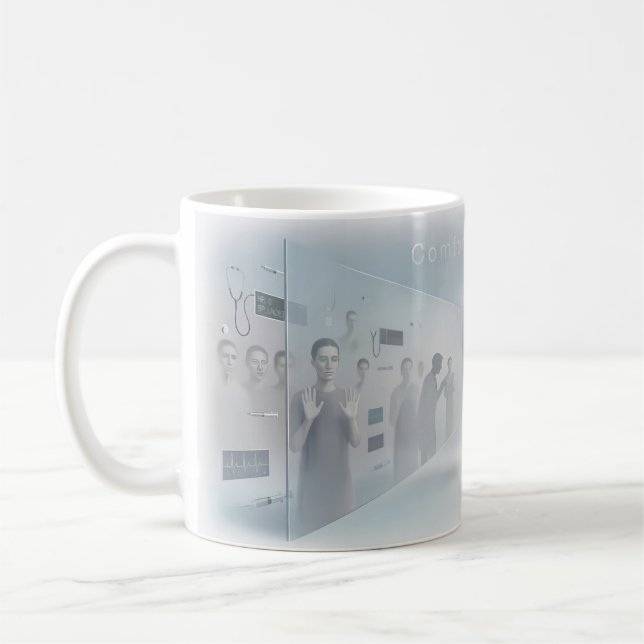 Comfortably Numb Surreal Disconnection Mug (Left)