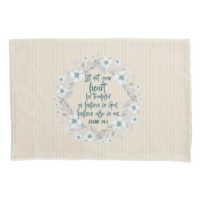 Comforting Bible Verse Pillowcase (Front)