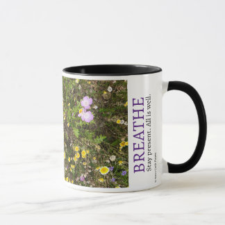 Comforting 'Breathe' mug