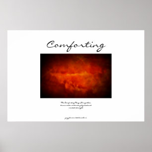 Comforting - Golden Brown - Feng Shui Poster