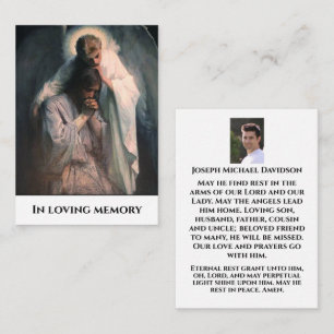 Comforting Memorial Prayer Card