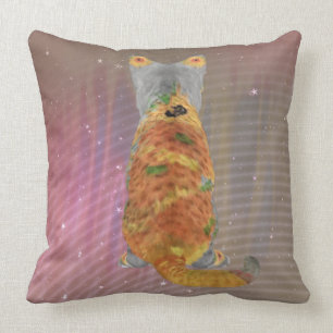 Comfy Sunflower Kitten Back Cushion