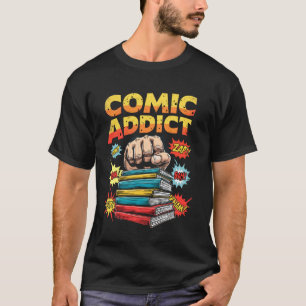 Comic Addict Bold Retro T-Shirt
