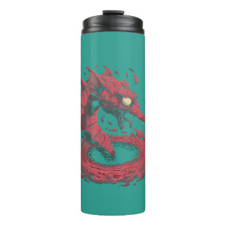 Comic Art Sea Monster Tumbler